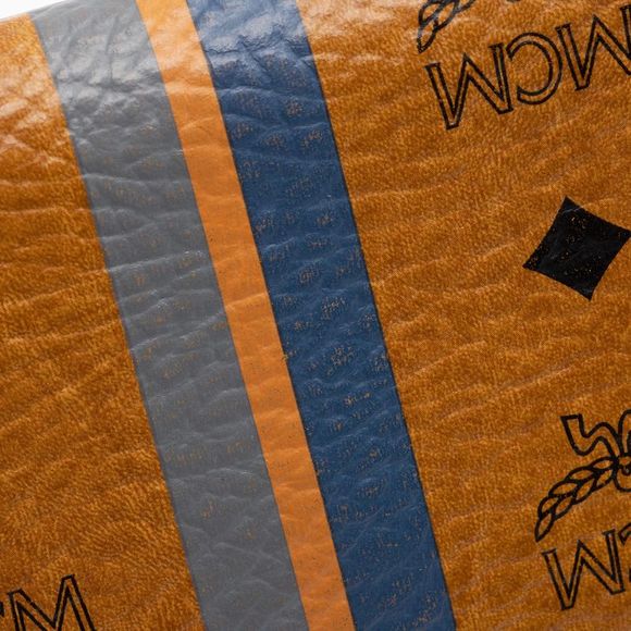 MCM Vintage Visetos Stripe Tri-Fold Wallet - Picture 13 of 14